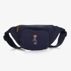 Ralph Lauren Boys Navy Blue Canvas Belt Bag (25cm) Clearance