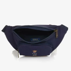 Ralph Lauren Boys Navy Blue Canvas Belt Bag (25cm) Clearance