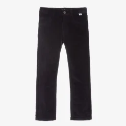 Il Gufo Boys Navy Blue Corduroy Trousers Discount