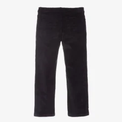 Il Gufo Boys Navy Blue Corduroy Trousers Discount