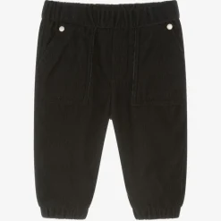 Moncler Enfant Boys Navy Blue Corduroy Trousers Discount