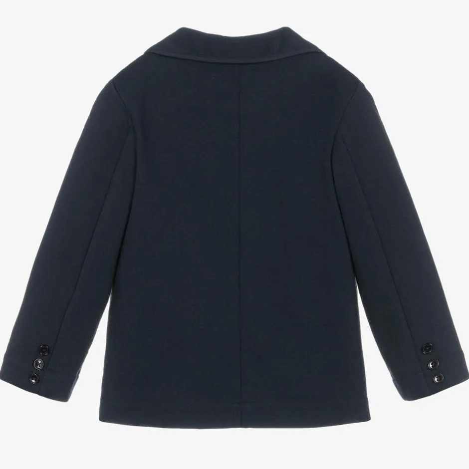 Beatrice amp; George Boys Navy Blue Cotton Blazer