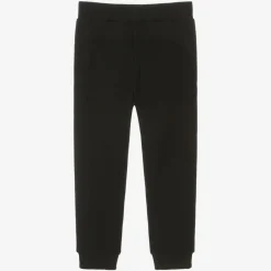 Emporio Armani Boys Navy Blue Cotton Eagle Joggers Best