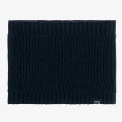 Mayoral Boys Navy Blue Cotton Knit Snood Clearance
