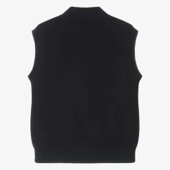 Mayoral Boys Navy Blue Cotton Knit Waistcoat Discount
