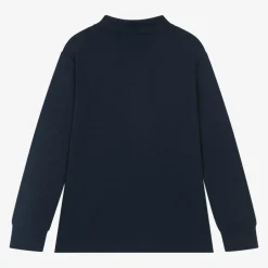 iDO Baby Boys Navy Blue Cotton Rugby Shirt Discount