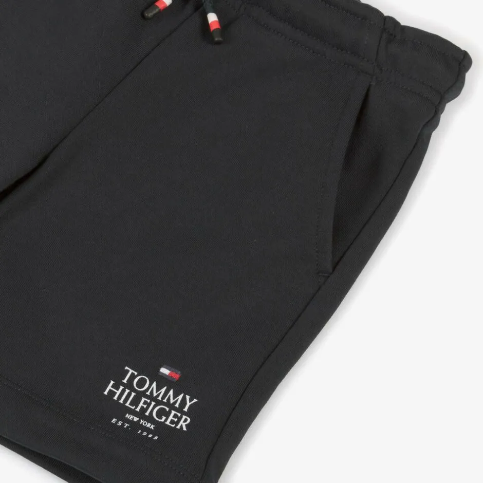 Tommy Hilfiger Boys Navy Blue Cotton Shorts Discount