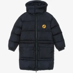 Gucci Boys Navy Blue Down-Fill GG Puffer Coat Discount