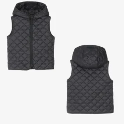 Il Gufo Boys Navy Blue Felted 2-in-1 Coat