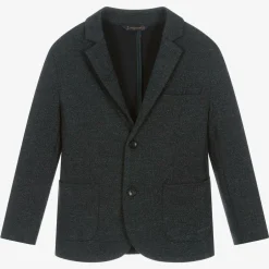 Mayoral Boys Navy Blue Jersey Blazer Outlet