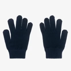 Mayoral Boys Navy Blue Knitted Gloves Best