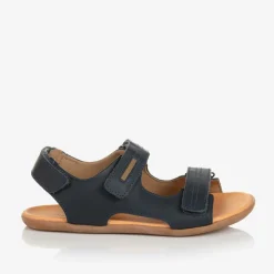 Tip Toey Joey Boys Navy Blue Leather Sandals Online