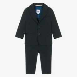 BOSS Boys Navy Blue Milano Suit