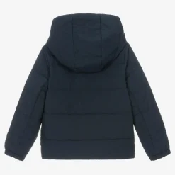 Lacoste Boys Navy Blue Puffer Jacket Clearance