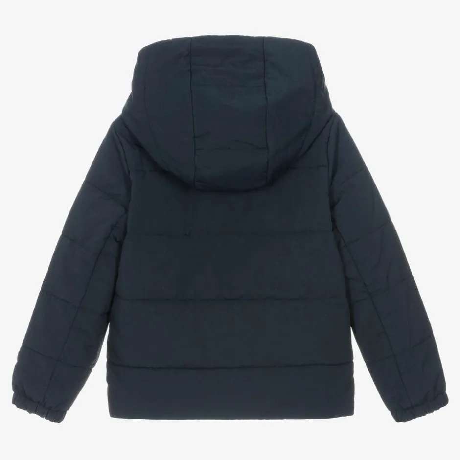 Lacoste Boys Navy Blue Puffer Jacket Clearance