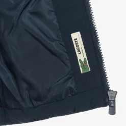 Lacoste Boys Navy Blue Puffer Jacket Clearance