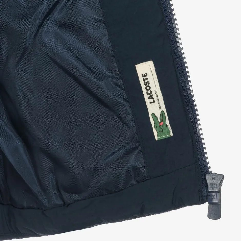 Lacoste Boys Navy Blue Puffer Jacket Clearance