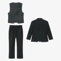 House of Cavani Boys Navy Blue Suit Online