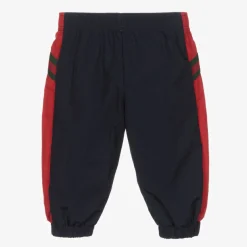 Gucci Boys Navy Blue Web Joggers Online