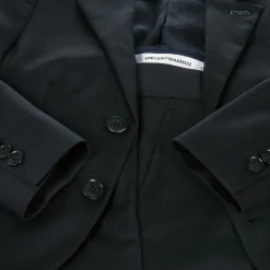 Emporio Armani Boys Navy Blue Wool Single-Breasted Suit Best