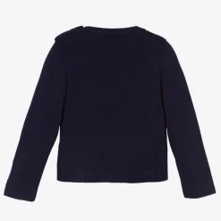 Beatrice amp; George Boys Navy Blue Wool Train Sweater Sale