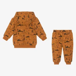 Carrément Beau Boys Orange Cotton Disney Tracksuit Hot