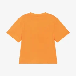 Stella McCartney Kids Boys Orange Cotton Magic T-Shirt New