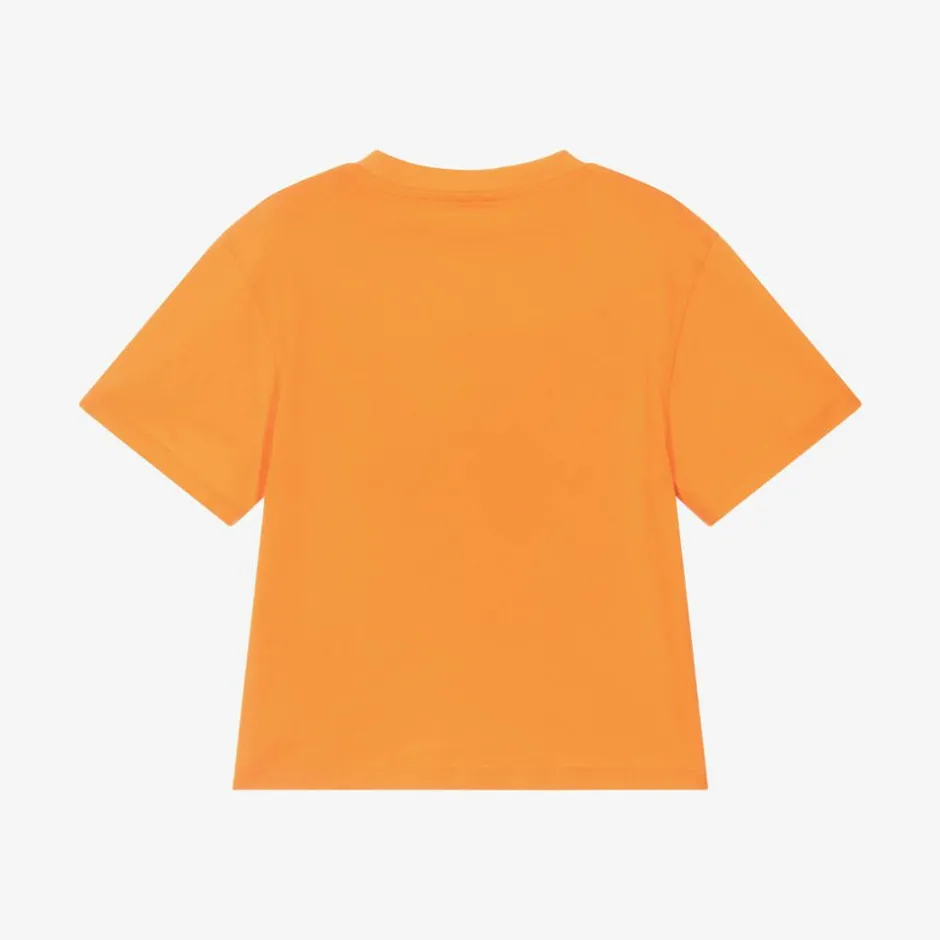 Stella McCartney Kids Boys Orange Cotton Magic T-Shirt New
