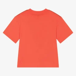 Timberland Boys Orange Organic Cotton T-Shirt Sale
