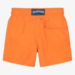 Vilebrequin Boys Orange Water-Reactive Swim Shorts Best