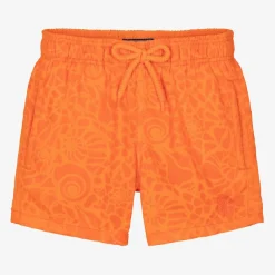 Vilebrequin Boys Orange Water-Reactive Swim Shorts Best