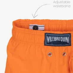 Vilebrequin Boys Orange Water-Reactive Swim Shorts Best
