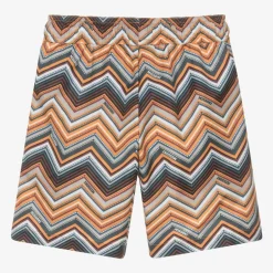 Missoni Boys Orange Zigzag Swim Shorts Outlet
