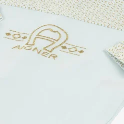 AIGNER Boys Pale Blue Cotton Babysuit Set Hot