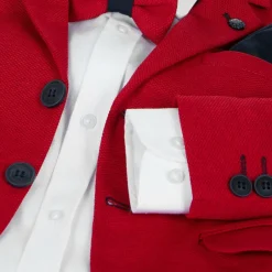 Beau KiD Boys Red & Blue Suit