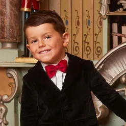 Milledeux Boys Red Bow Tie (10cm) Clearance