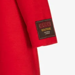 Gucci Boys Red Corduroy Coat Hot