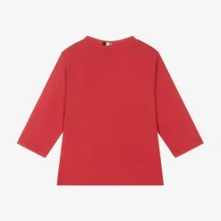 BOSS Boys Red Cotton Top Online