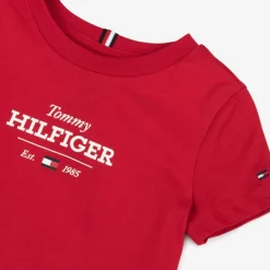 Tommy Hilfiger Boys Red Cotton T-Shirt