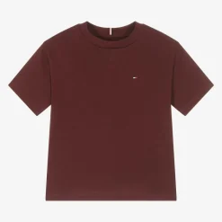 Tommy Hilfiger Boys Red Cotton T-Shirt
