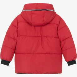 Mayoral Boys Red Hooded Puffer Coat