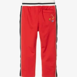 KENZO KIDS Boys Red Jersey Snake Joggers Hot