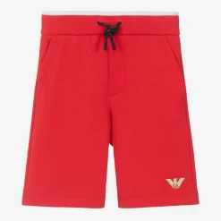 Emporio Armani Boys Red Lunar New Year Shorts Sale