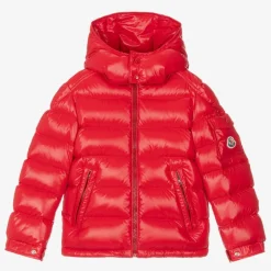 Moncler Enfant Boys Red New Maya Down Puffer Jacket Clearance