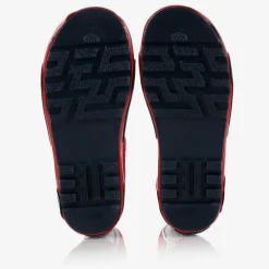 Playshoes Boys Red Race Car Rain Boots Discount