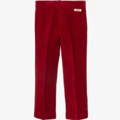 Gucci Boys Red Velvet Trousers Best