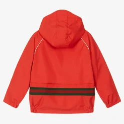 Gucci Boys Red Web Windbreaker Jacket Hot
