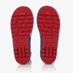 Chipmunks Boys Royal Blue Shark Rain Boots Clearance