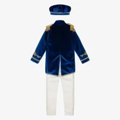 Andreeatex Boys Royal Blue Velvet Suit Outlet