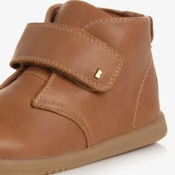 Bobux Boys Tan Brown Leather Velcro Boots Online